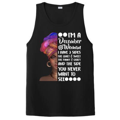 I'm A December Woman Cute Birthday PosiCharge Competitor Tank