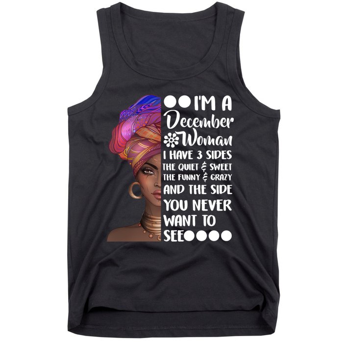 I'm A December Woman Cute Birthday Tank Top