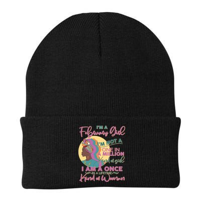 I'm A February Girl I Am A Once In A Lifetime Kind Of Woman Beanie