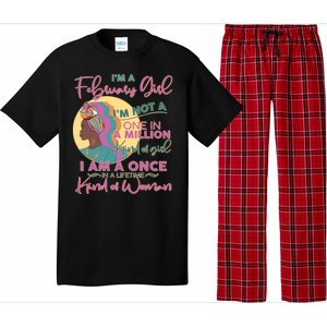 I'm A February Girl I Am A Once In A Lifetime Kind Of Woman Pajama Set