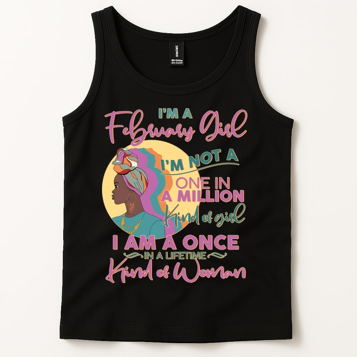 I'm A February Girl I Am A Once In A Lifetime Kind Of Woman Tank Top