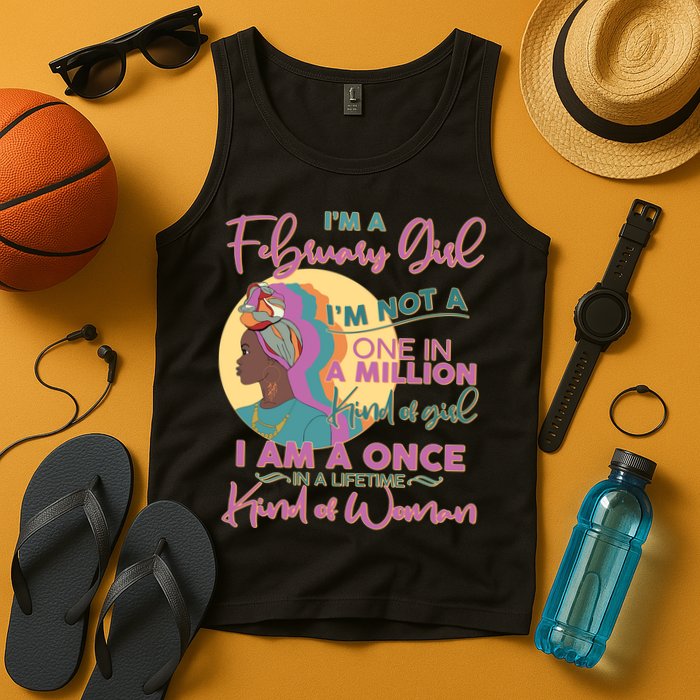 I'm A February Girl I Am A Once In A Lifetime Kind Of Woman Tank Top