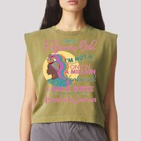 I'm A February Girl I Am A Once In A Lifetime Kind Of Woman Garment-Dyed Women's Muscle Tee