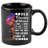 I'm A February Woman 11oz C Handle Ceramic Mug