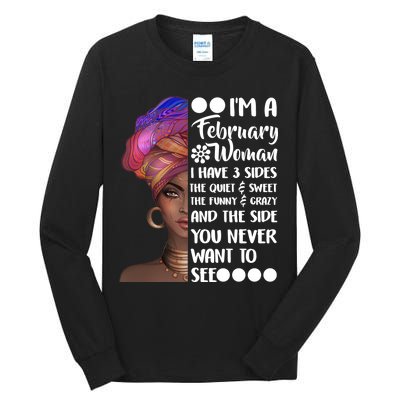 I'm A February Woman Tall Long Sleeve T-Shirt