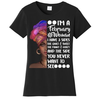 I'm A February Woman Women's T-Shirt