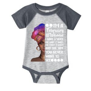 I'm A February Woman Infant Baby Jersey Bodysuit