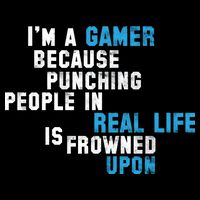 I'm A Gamer Because Punching People City Backpack