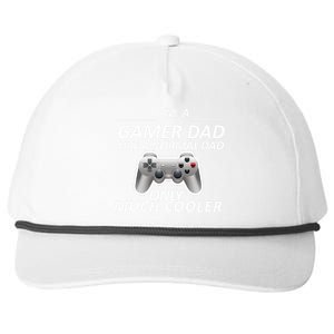 I'm A Gamer Dad Like A Normal Dad But Much Cooler Snapback Five-Panel Rope Hat