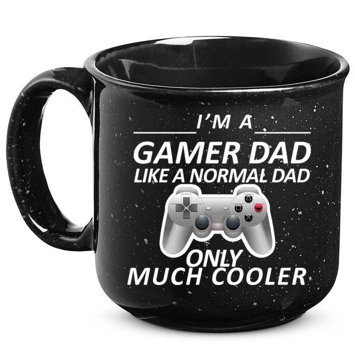 I'm A Gamer Dad Like A Normal Dad But Much Cooler 15oz Campfire Ceramic Mug