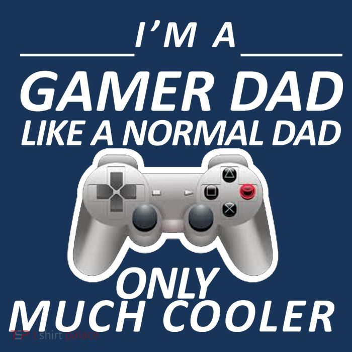 I'm A Gamer Dad Like A Normal Dad But Much Cooler Drawstring Bag