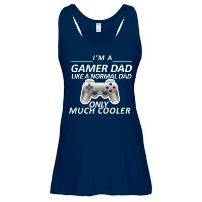 I'm A Gamer Dad Like A Normal Dad But Much Cooler Ladies Essential Flowy Tank