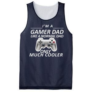 I'm A Gamer Dad Like A Normal Dad But Much Cooler Mesh Reversible Basketball Jersey Tank