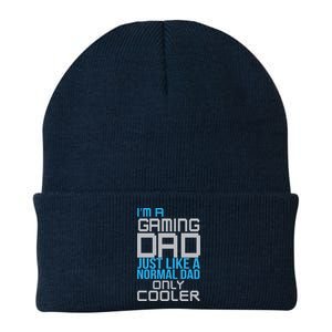 I'm A Gaming Dad Like a Normal Dad Only Cooler Knit Cap Winter Beanie