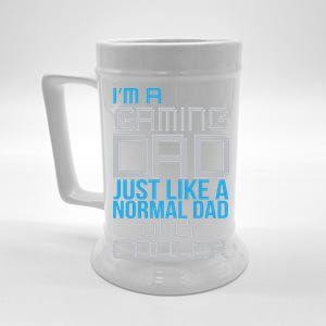 I'm A Gaming Dad Like a Normal Dad Only Cooler Beer Stein