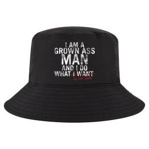 I'm A Grown Man And I Do What My Wife Wants Cool Comfort Performance Bucket Hat