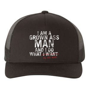 I'm A Grown Man And I Do What My Wife Wants Yupoong Adult 5-Panel Trucker Hat