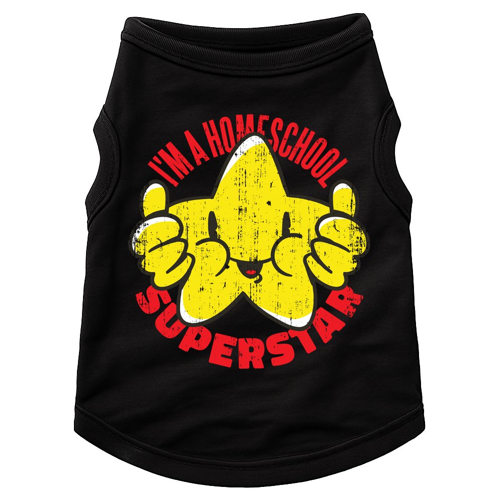 I'm A Homeschool Superstar Doggie Tank