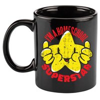 I'm A Homeschool Superstar 11oz C Handle Ceramic Mug