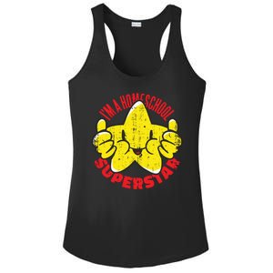 I'm A Homeschool Superstar Ladies PosiCharge Competitor Racerback Tank