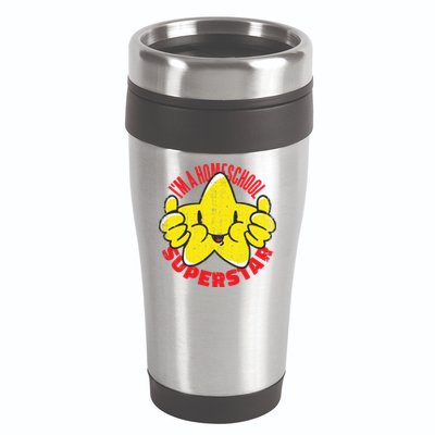 I'm A Homeschool Superstar 16oz Travel Tumbler