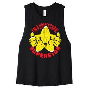 I'm A Homeschool Superstar Women's Racerback Cropped Tank