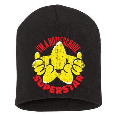 I'm A Homeschool Superstar Short Acrylic Beanie