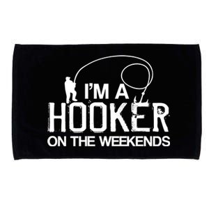 I'm A Hooker On The Weekends Microfiber Hand Towel