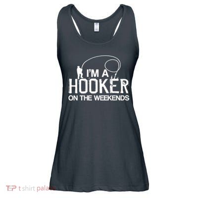 I'm A Hooker On The Weekends Ladies Essential Flowy Tank
