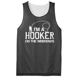 I'm A Hooker On The Weekends Mesh Reversible Basketball Jersey Tank