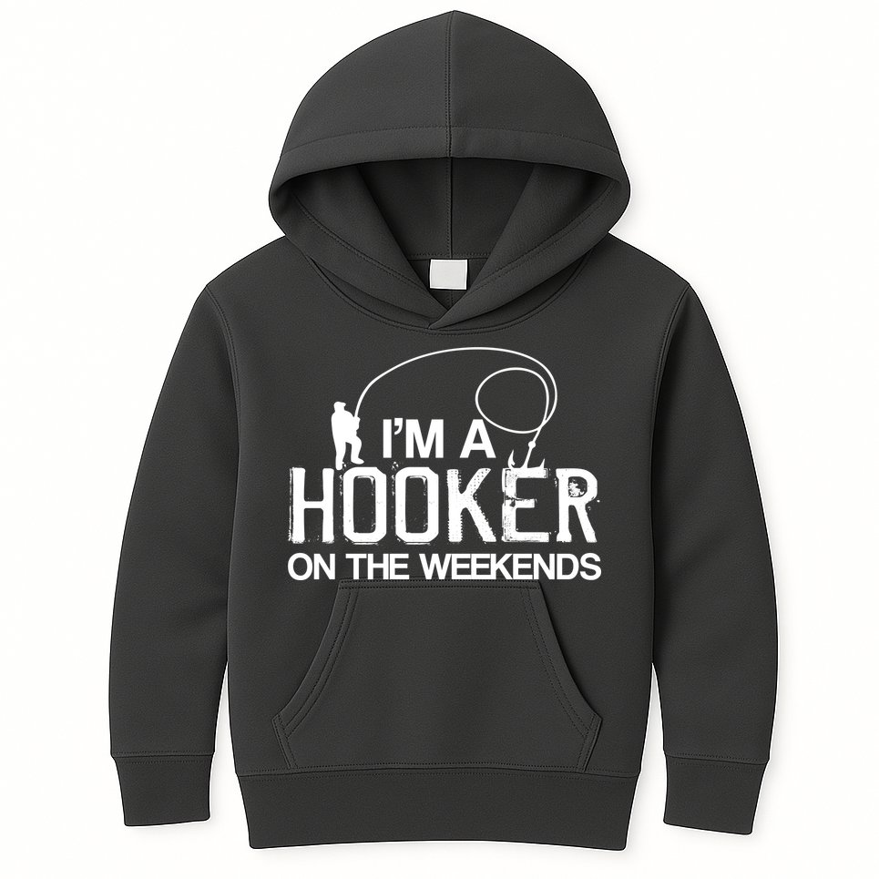 I'm A Hooker On The Weekends Kids Hoodie