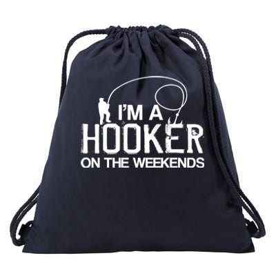 I'm A Hooker On The Weekends Drawstring Bag