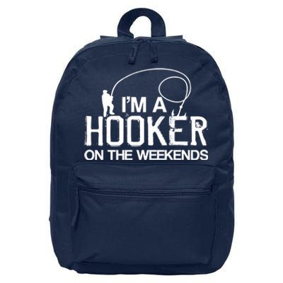 I'm A Hooker On The Weekends 16 in Basic Backpack