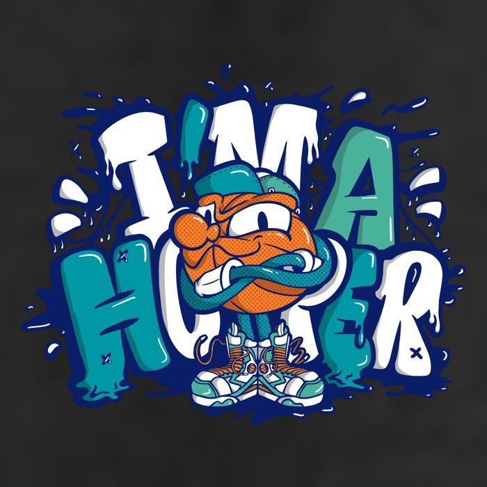 I'm A Hooper Basketball Graffiti Cool Comfort Performance Bucket Hat