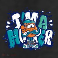 I'm A Hooper Basketball Graffiti Garment-Dyed Heavyweight T-Shirt