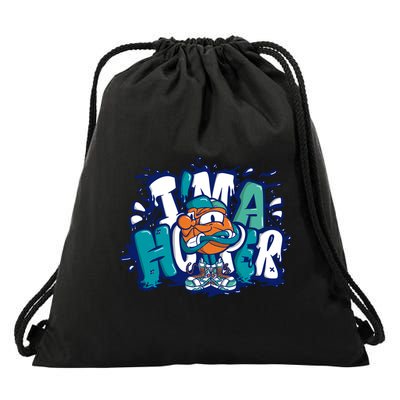 I'm A Hooper Basketball Graffiti Drawstring Bag