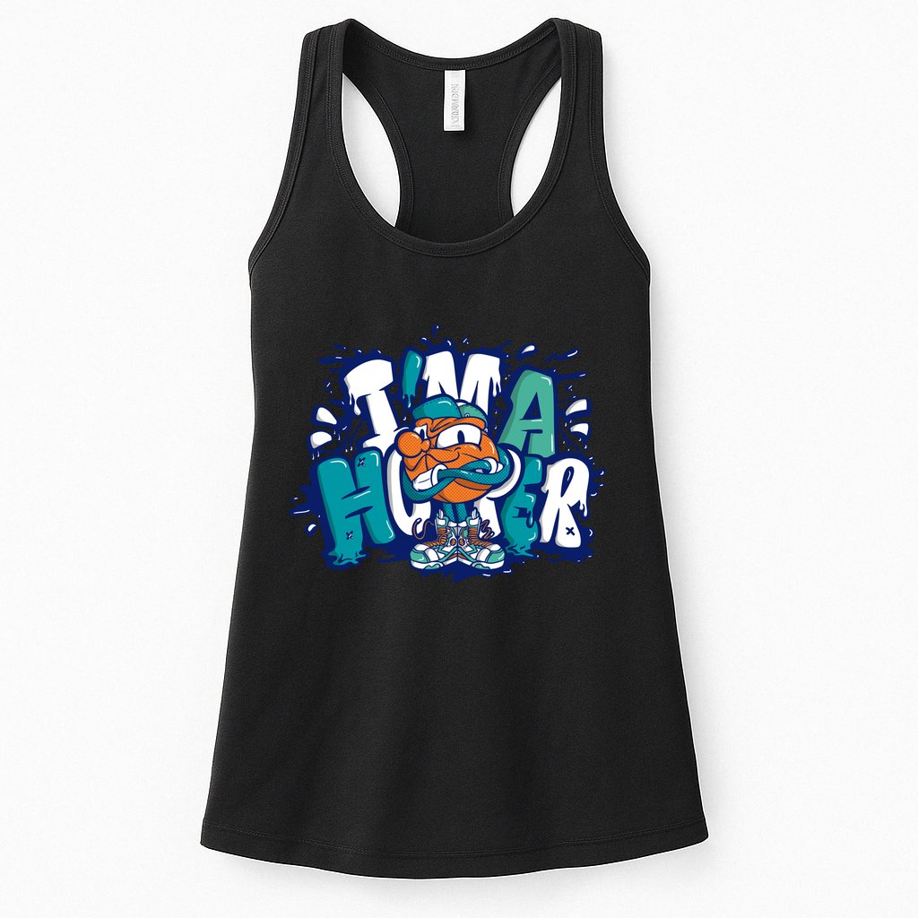 I'm A Hooper Basketball Graffiti Womens Tank Top