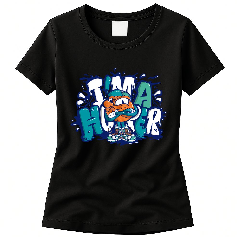 I'm A Hooper Basketball Graffiti Womens T-Shirt
