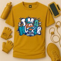 I'm A Hooper Basketball Graffiti Cooling Performance Crew T-Shirt