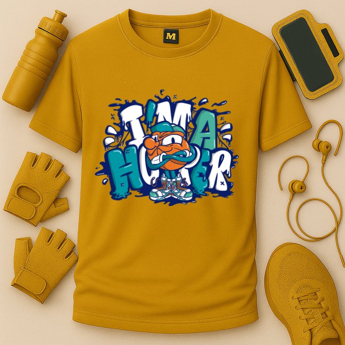 I'm A Hooper Basketball Graffiti Cooling Performance Crew T-Shirt