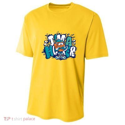 I'm A Hooper Basketball Graffiti Youth Performance Sprint T-Shirt