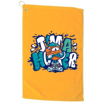 I'm A Hooper Basketball Graffiti Platinum Collection Golf Towel