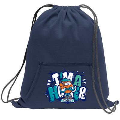 I'm A Hooper Basketball Graffiti Sweatshirt Cinch Pack Bag