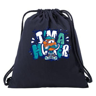 I'm A Hooper Basketball Graffiti Drawstring Bag