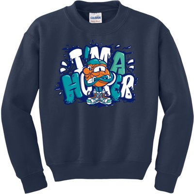 I'm A Hooper Basketball Graffiti Kids Sweatshirt