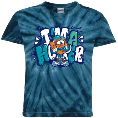 I'm A Hooper Basketball Graffiti Kids Tie-Dye T-Shirt