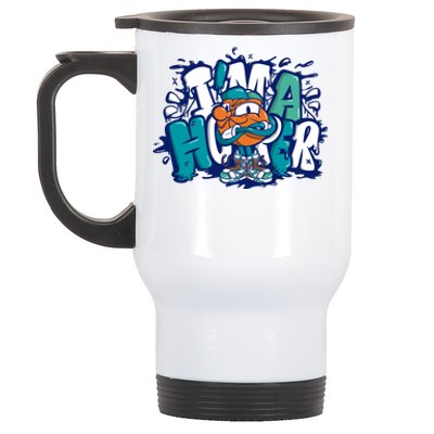 I'm A Hooper Basketball Graffiti Stainless Steel Travel Mug