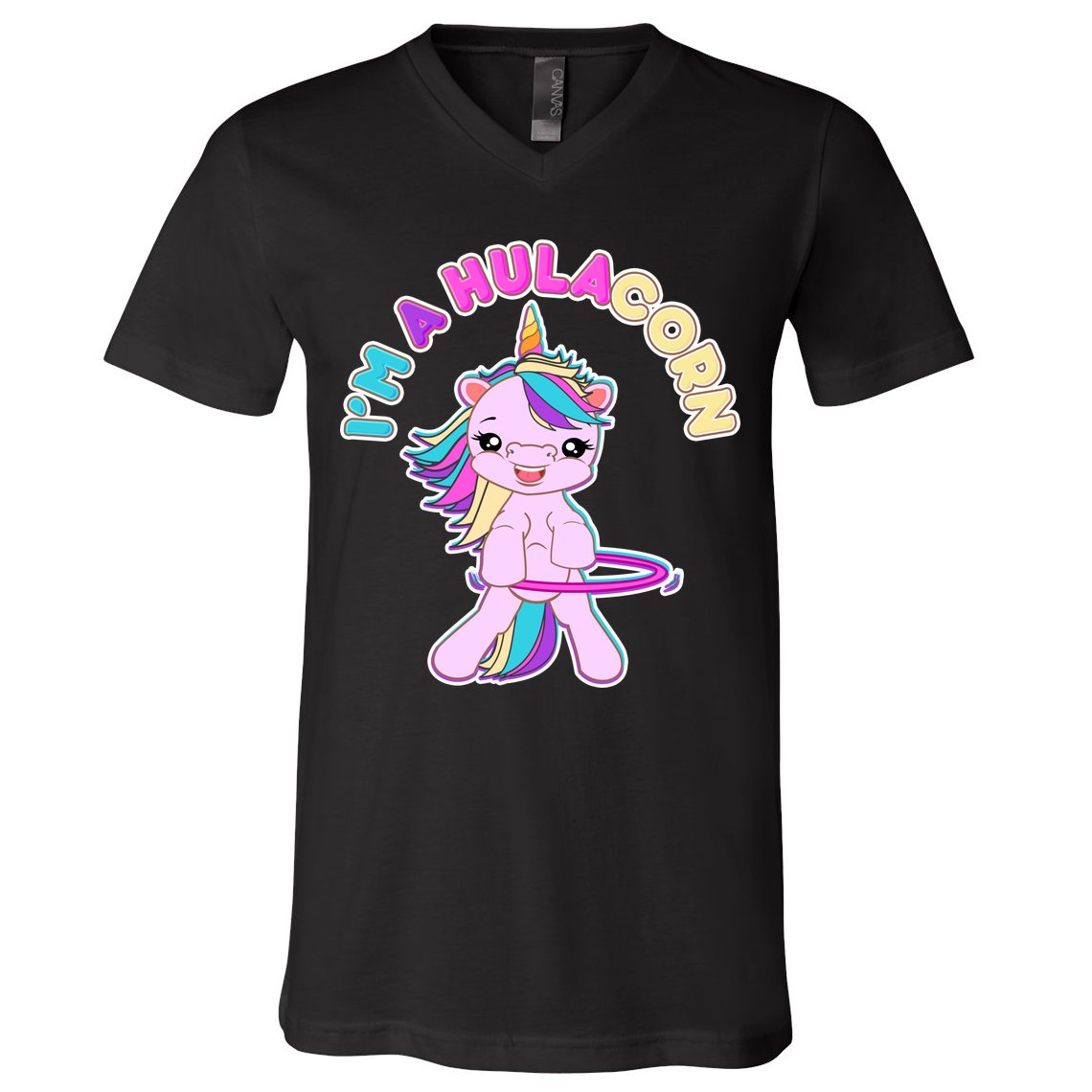 I'm A Hulacorn V-Neck T-Shirt