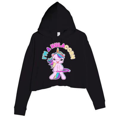 I'm A Hulacorn Crop Fleece Hoodie