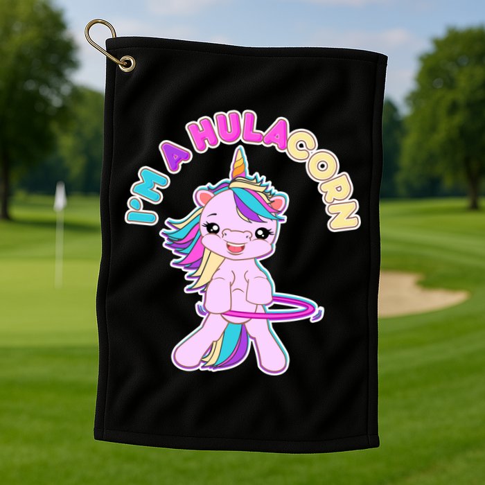 I'm A Hulacorn Golf Towel